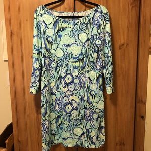 EUC Lilly Pulitzer Marlowe boatneck dress medium